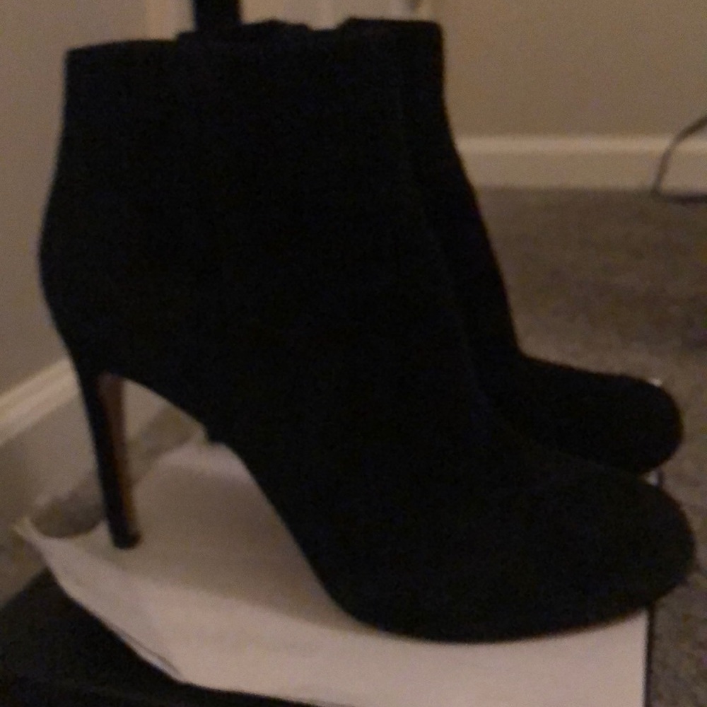 Black Platform Booties - image 3